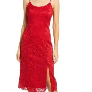 Sam Edelman red lace dress 10 sale !